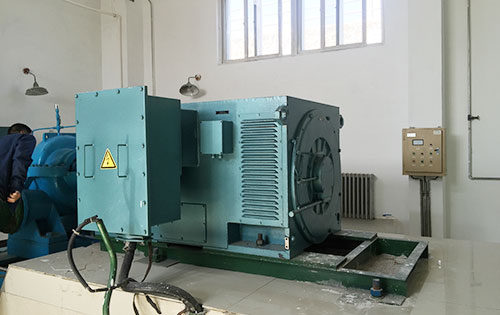 淄博某水电站工程主水泵使用我公司高压电机